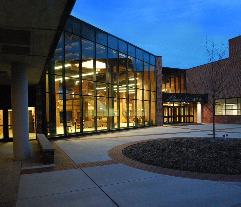 Student Commons Links Buildings and Collaboration Spaces slide